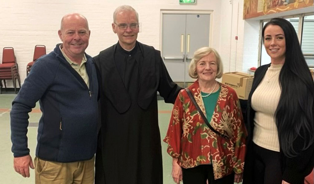 Patrick Ryan and Daughters attended the Ealing Abbey Race Night.